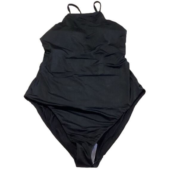 XL Andie SWIM The Asbury One Piece Black NWT - Picture 2 of 4